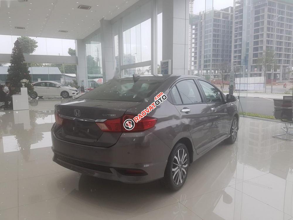 Bán Honda City 1.5TOP đời 2017, màu xám-2