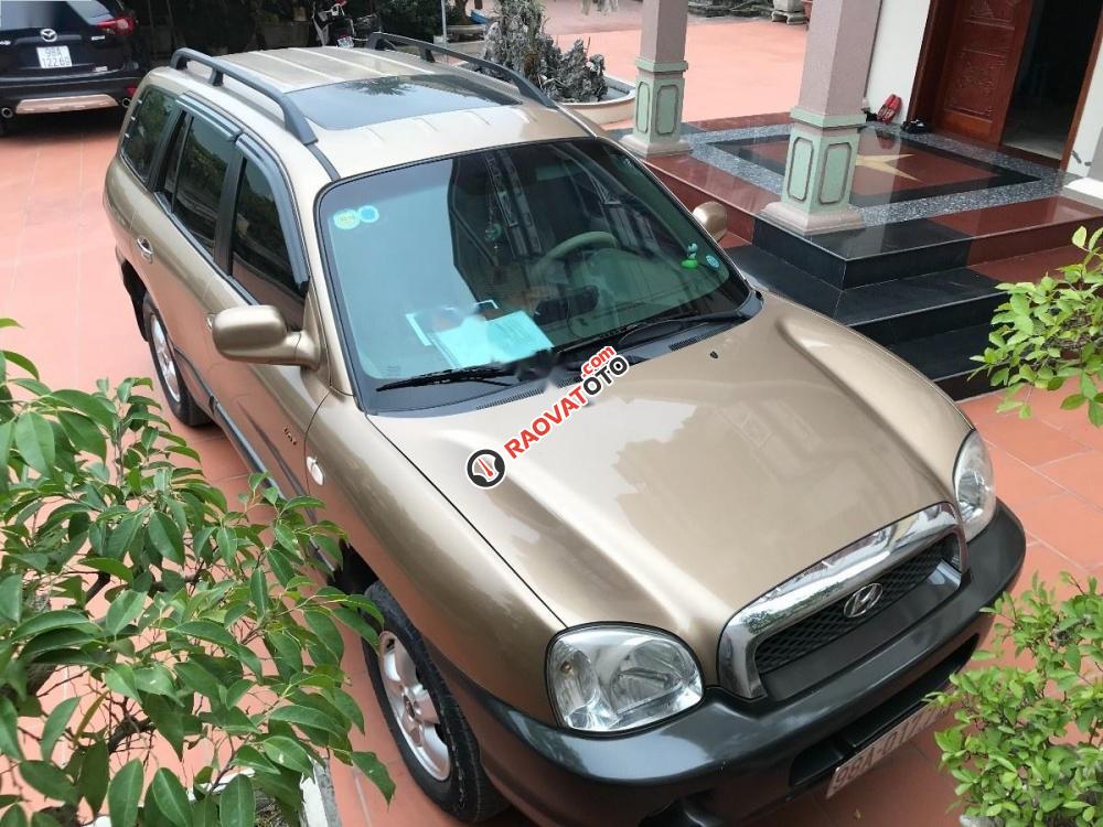 Bán ô tô Hyundai Santa Fe đời 2004, màu vàng, xe nhập, giá chỉ 315 triệu-2