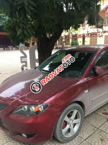 Bán Mazda 3 sản xuất 2005, màu đỏ số tự động, 280 triệu-0