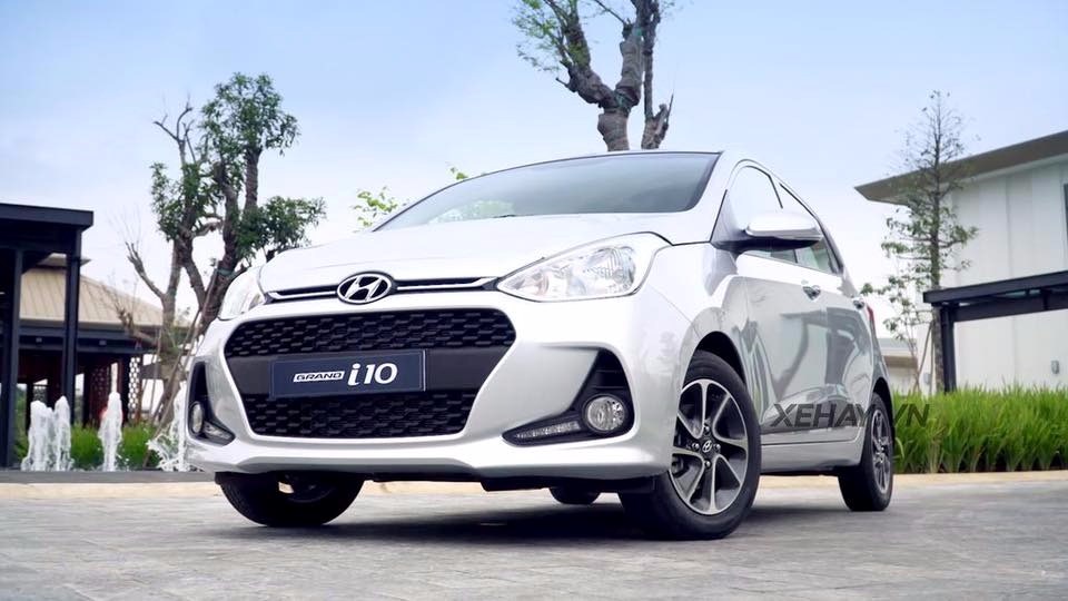 Bán Hyundai Grand i10 đời 2017, màu đỏ, nhập khẩu  -2