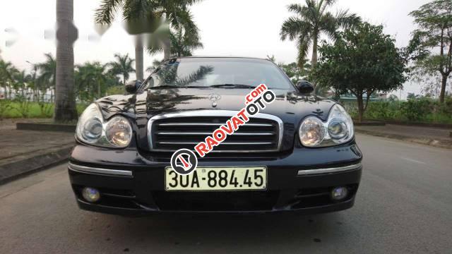 Bán ô tô Hyundai Sonata đời 2003, màu đen số tự động, 170 triệu-4