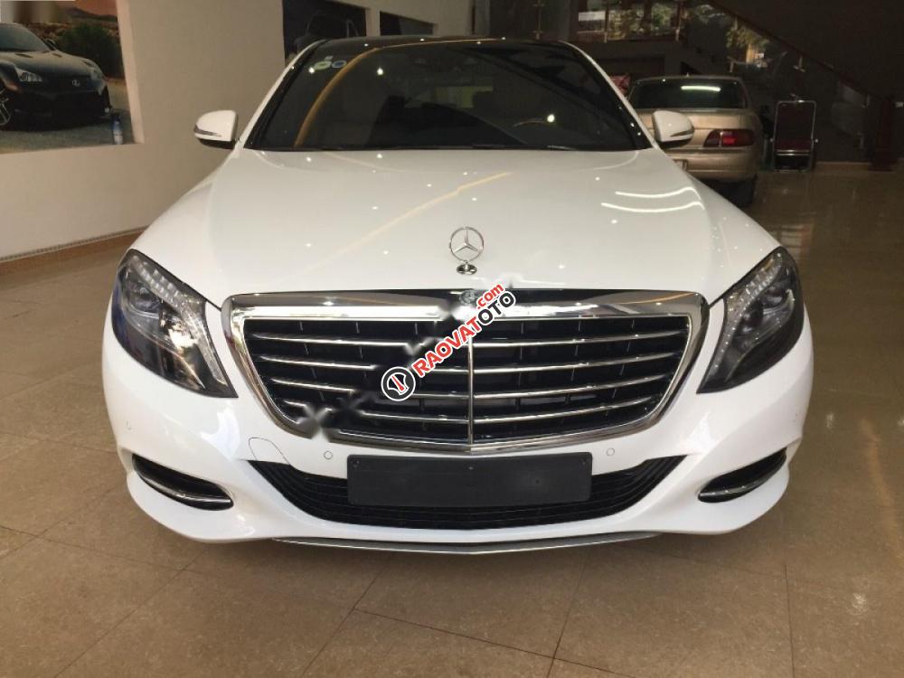 Bán Mercedes S400L đời 2014, màu trắng-8