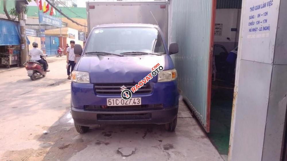 Bán lại xe Suzuki Carry Pro đời 2010, màu xanh -0