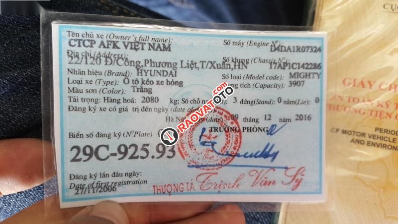 Bán xe Hyundai Mighty đời 2001, màu trắng, xe nhập-8