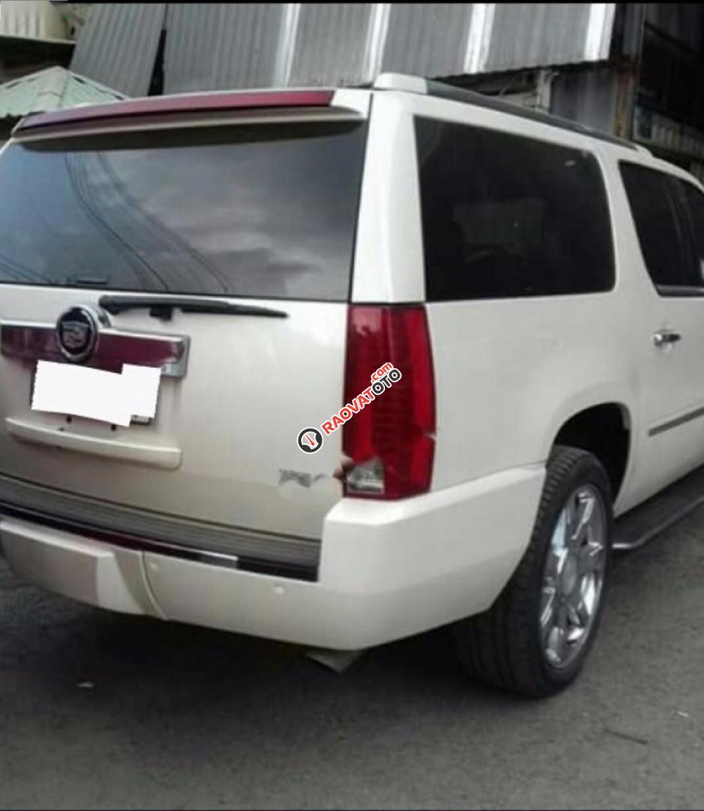 Chính chủ bán Cadillac Escalade ESV sản xuất 2008, màu trắng, xe nhập-0