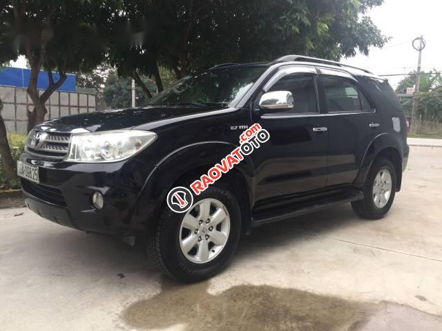 Bán Toyota Fortuner đời 2010, màu đen   -1