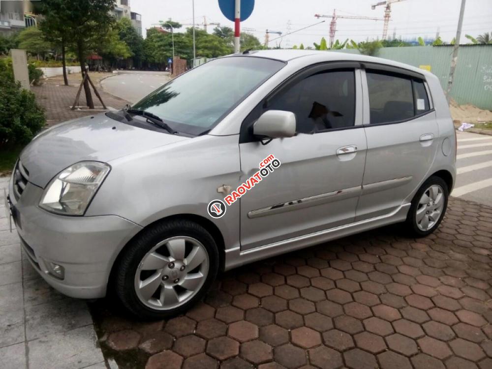 Cần bán lại xe Kia Morning SLX 1.0 AT đời 2007, màu bạc, xe nhập số tự động, 210 triệu-0