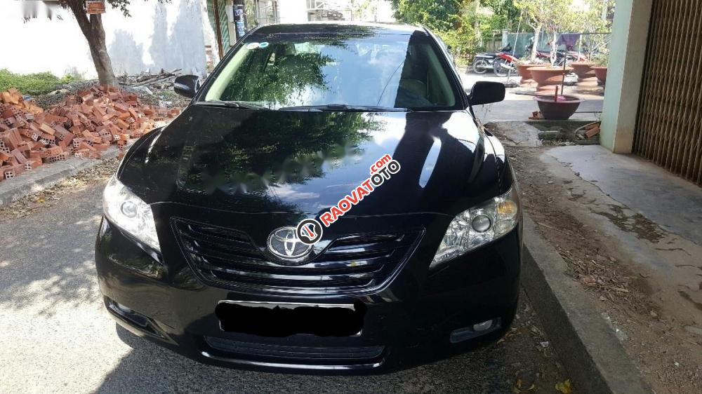 Bán xe Toyota Camry 2.4LE đời 2007, màu đen, nhập khẩu  -0