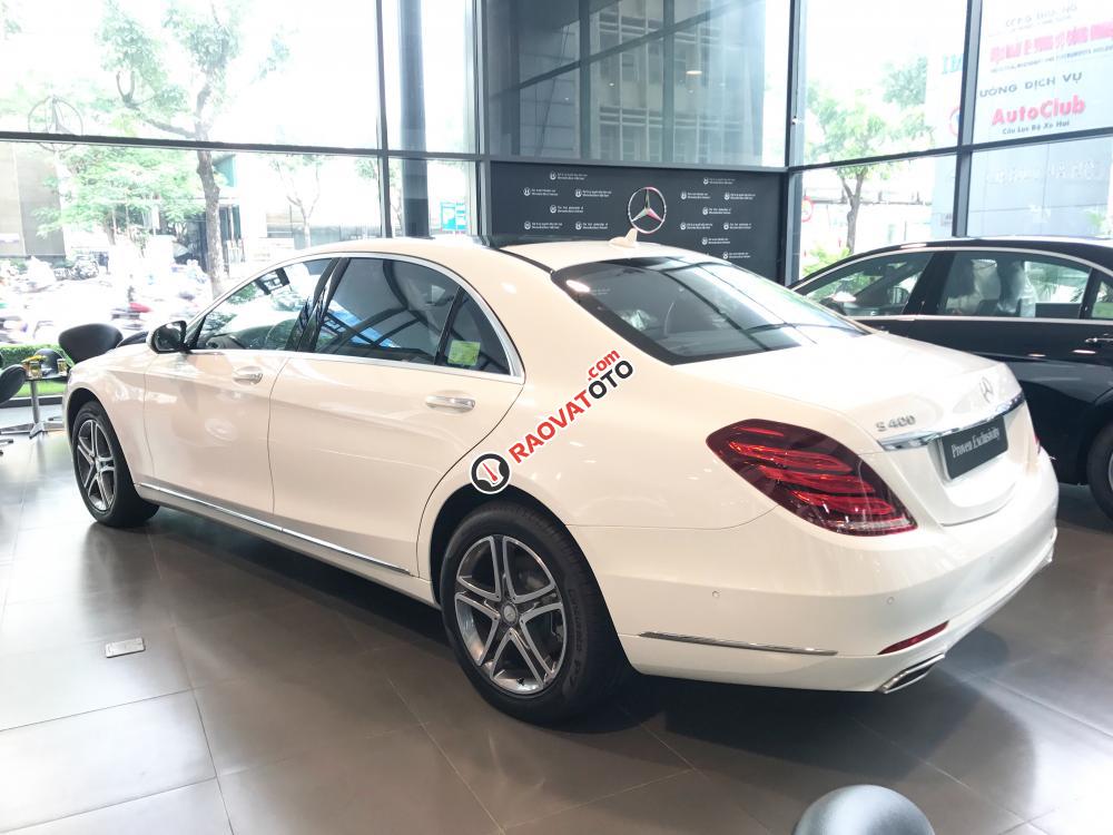 Cần bán lại xe Mercedes S400 đời 2017, màu trắng chính chủ-6