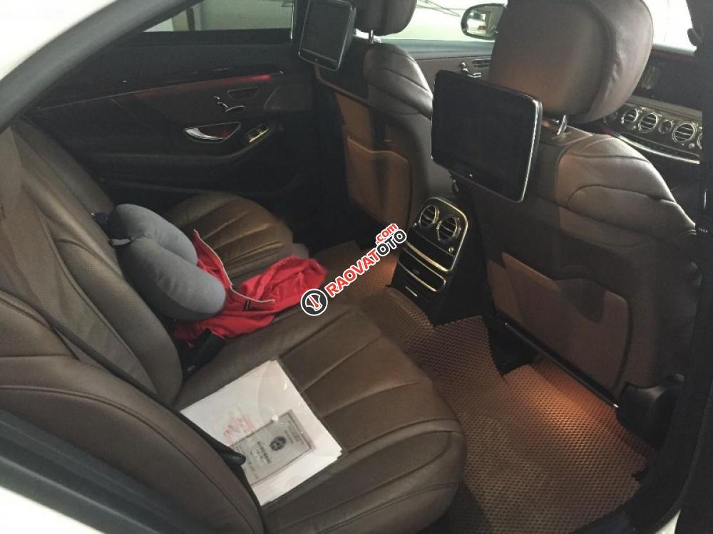 Bán Mercedes S400L đời 2014, màu trắng-1