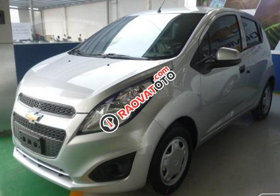 Bán ô tô Chevrolet Spark 1.2LS MT đời 2017, màu bạc-4