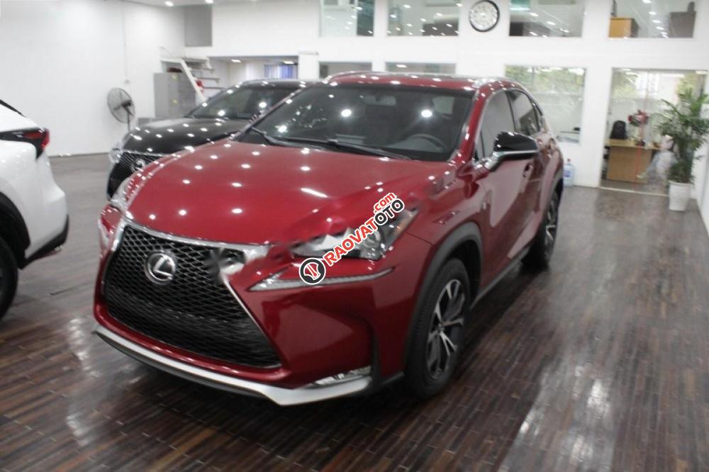 Bán xe Lexus NX 200t F-Sport đời 2016, màu đỏ, nhập khẩu-9