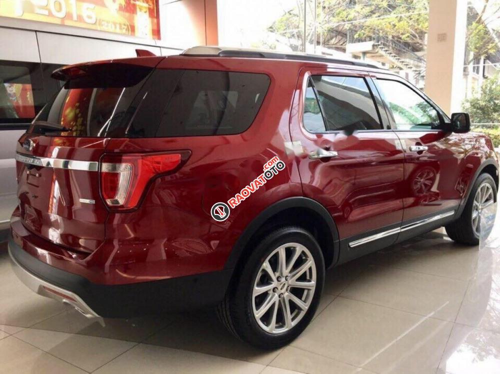 Bán ô tô Ford Explorer đời 2017, màu đỏ, nhập khẩu-2