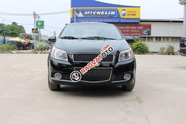 Bán Chevrolet Aveo đời 2017, màu đen, giá chỉ 419 triệu-0