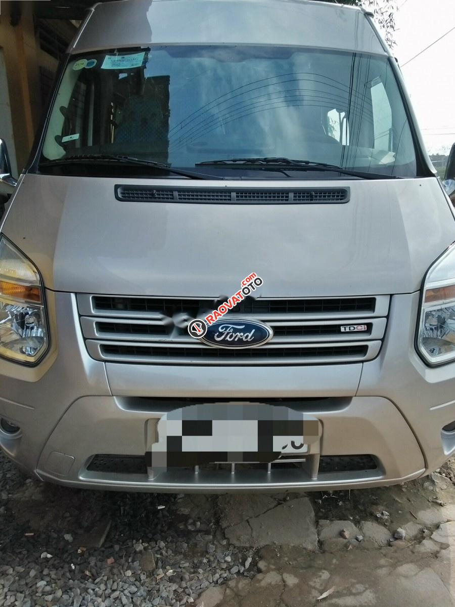 Bán Ford Transit năm 2014, màu bạc chính chủ, giá chỉ 525 triệu-0