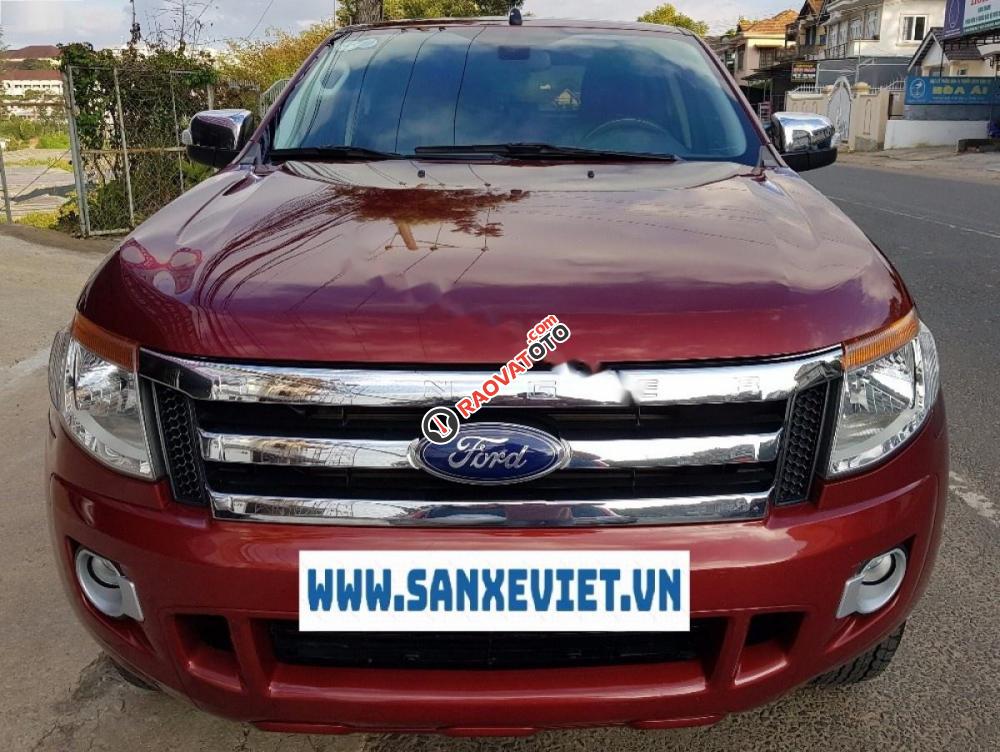 Bán Ford Ranger XLT 2.2MT 2013, màu đỏ, nhập khẩu nguyên chiếc-9