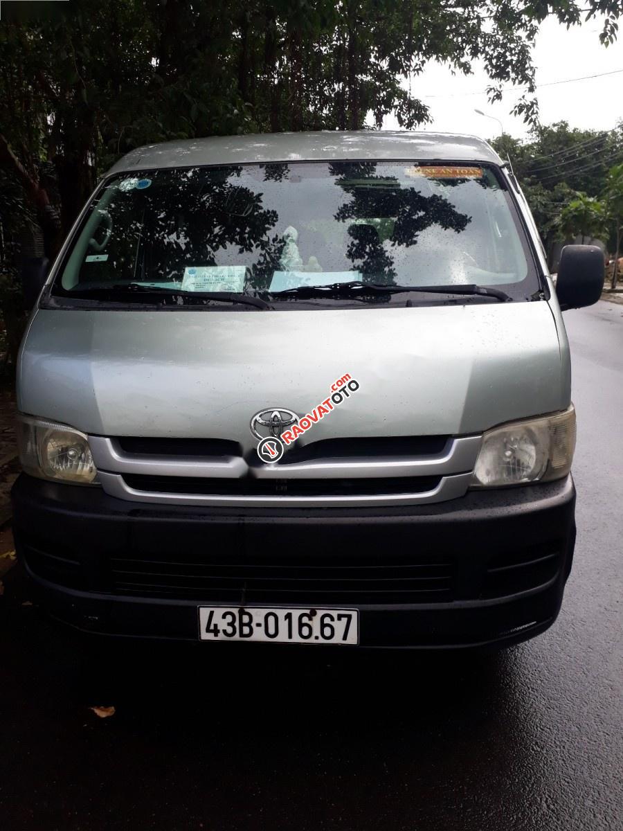 Bán xe Toyota Hiace đời 2008, màu xanh ngọc-1