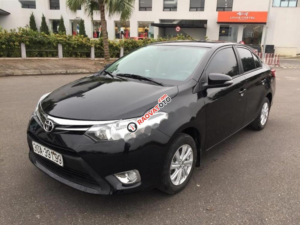 Bán Toyota Vios 1.5E đời 2014, màu đen chính chủ, giá 410tr-2