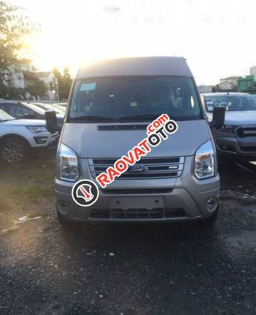 Bán Ford Transit đời 2017, màu bạc-2