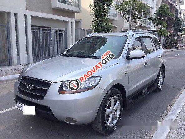 Bán Hyundai Santa Fe MLX 2007, màu bạc  -1