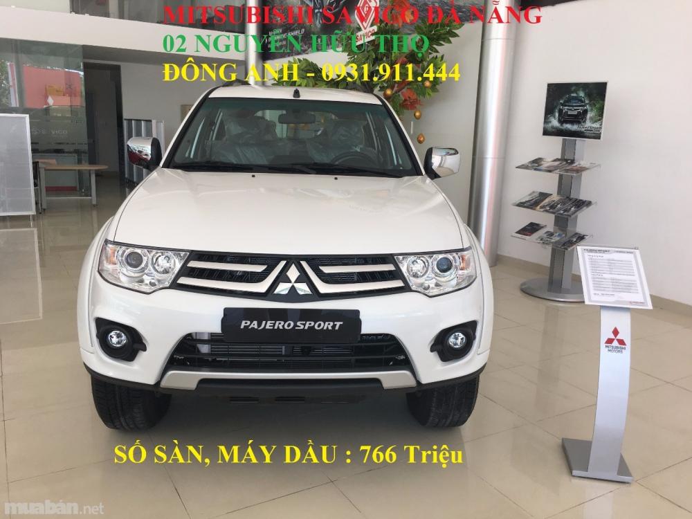 Cần bán Mitsubishi Pajero Sport đời 2017, màu trắng, nhập khẩu -0