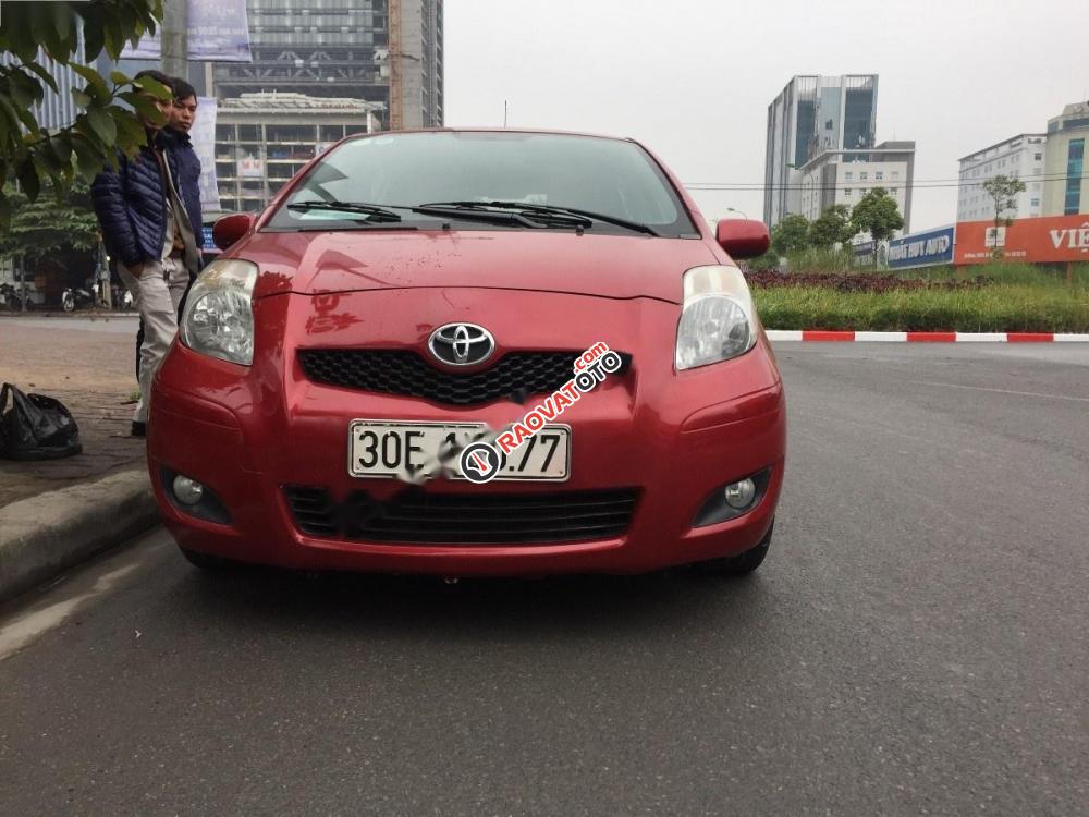 Bán xe Toyota Yaris 1.3 AT sản xuất 2010, màu đỏ, xe nhập, giá 395tr-1