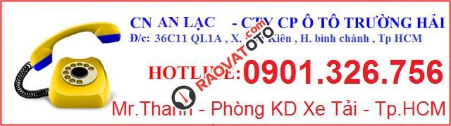 Bán xe Ben Thaco Forland FLD 250C tải trọng 2 tấn 4 - thể tích 1 khối 8, chạy trong TP-14