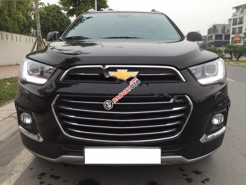 Bán Chevrolet Captiva Revv LTZ 2.4 AT đời 2016, màu đen như mới-9