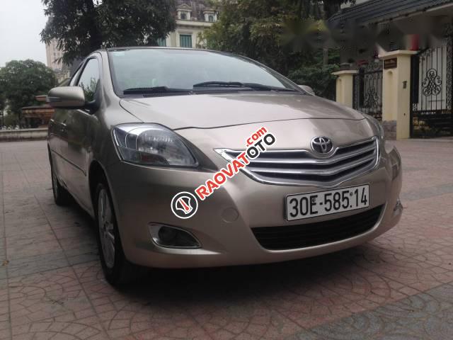 Bán Toyota Vios đời 2011, màu vàng cát-1