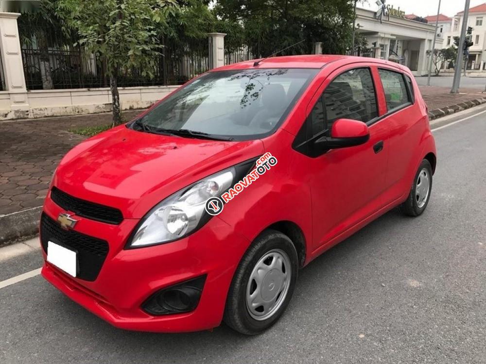 Bán ô tô Chevrolet Spark LS 1.2 MT đời 2017, màu đỏ chính chủ-1