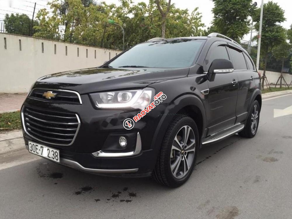 Bán Chevrolet Captiva Revv LTZ 2.4 AT đời 2016, màu đen như mới-8