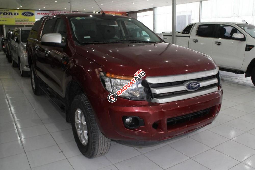 Bán ô tô Ford Ranger XLS 2.2L 4x2 AT sản xuất 2014, màu nâu, nhập khẩu nguyên chiếc-1