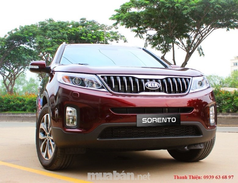 Bán xe Kia Sorento đời 2017, màu đỏ, nhập khẩu nguyên chiếc-0