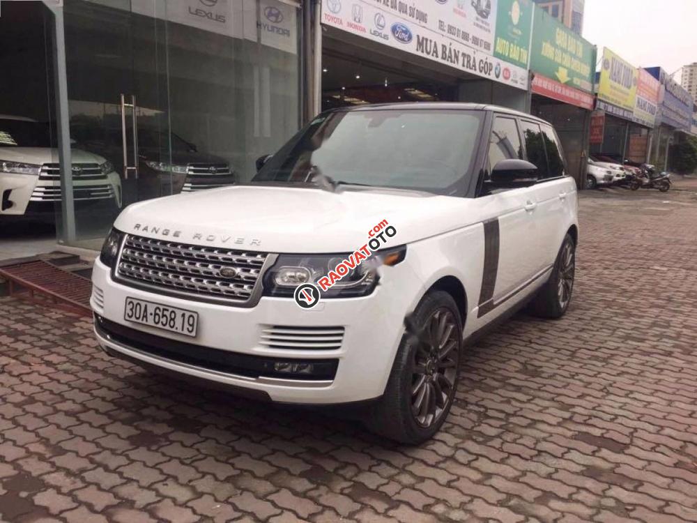 Cần bán gấp LandRover Range Rover HSE 3.0 sản xuất 2015, màu trắng, xe nhập-1