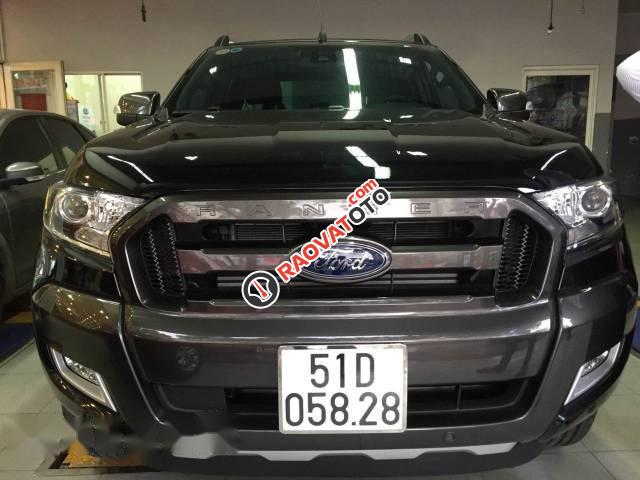 Bán ô tô Ford Ranger Wildtrak đời 2017, màu đen, 830 triệu-3