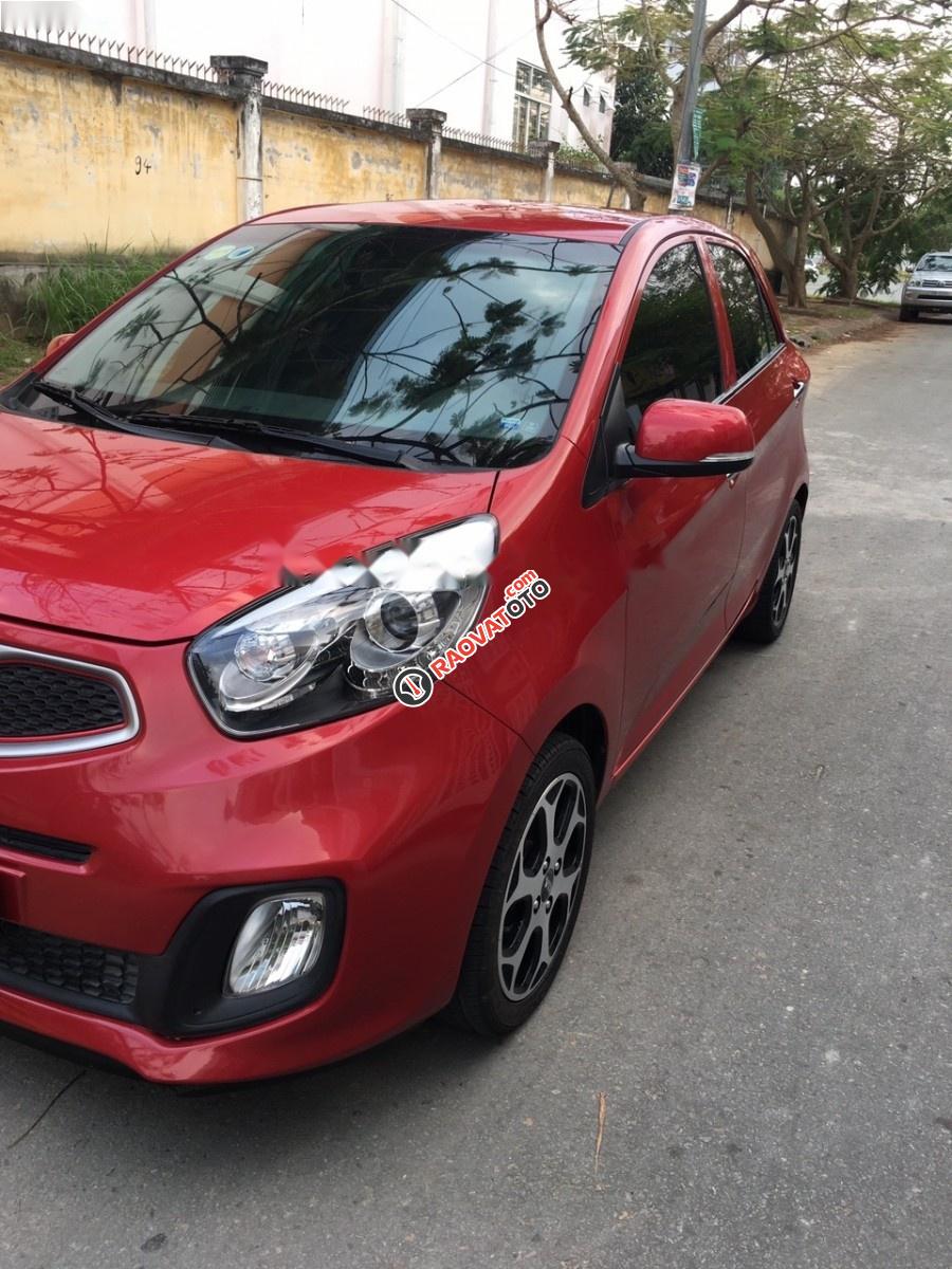 Cần bán gấp Kia Morning Si đời 2015, màu đỏ số tự động, giá tốt-2