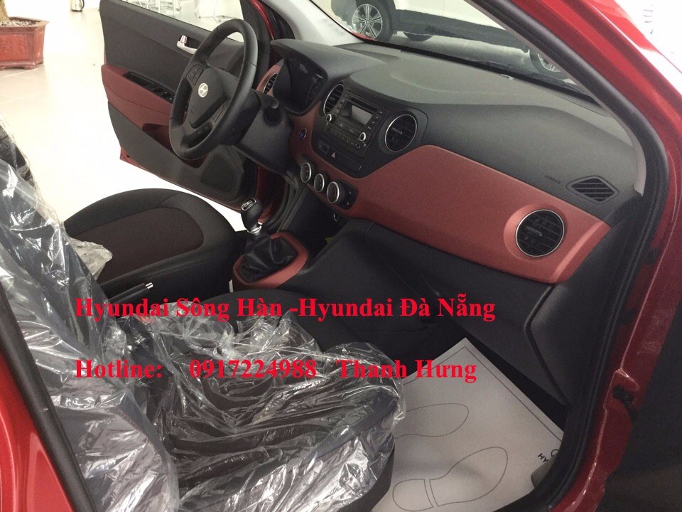 Bán xe Hyundai Grand i10 đời 2017, màu đỏ, xe nhập-3