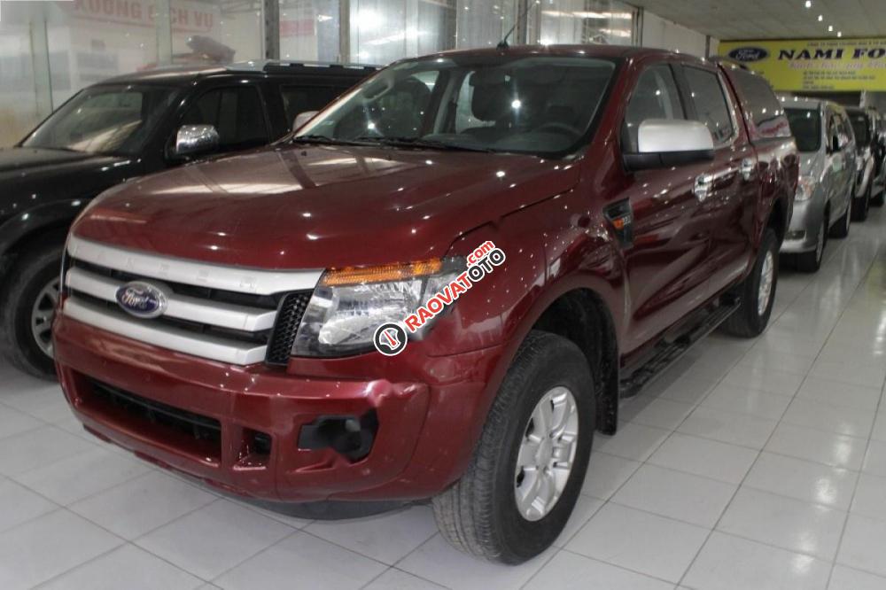 Bán ô tô Ford Ranger XLS 2.2L 4x2 AT sản xuất 2014, màu nâu, nhập khẩu nguyên chiếc-2