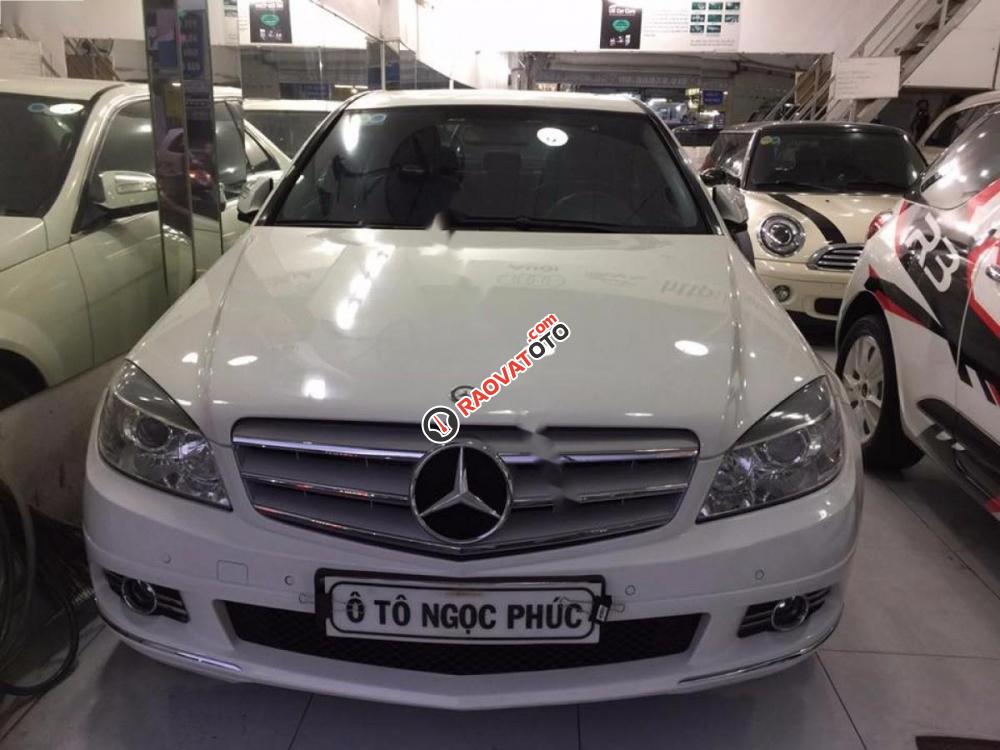 Bán xe Mercedes C200 Kompressor Avantgarde năm 2008, màu trắng chính chủ, 495 triệu-0