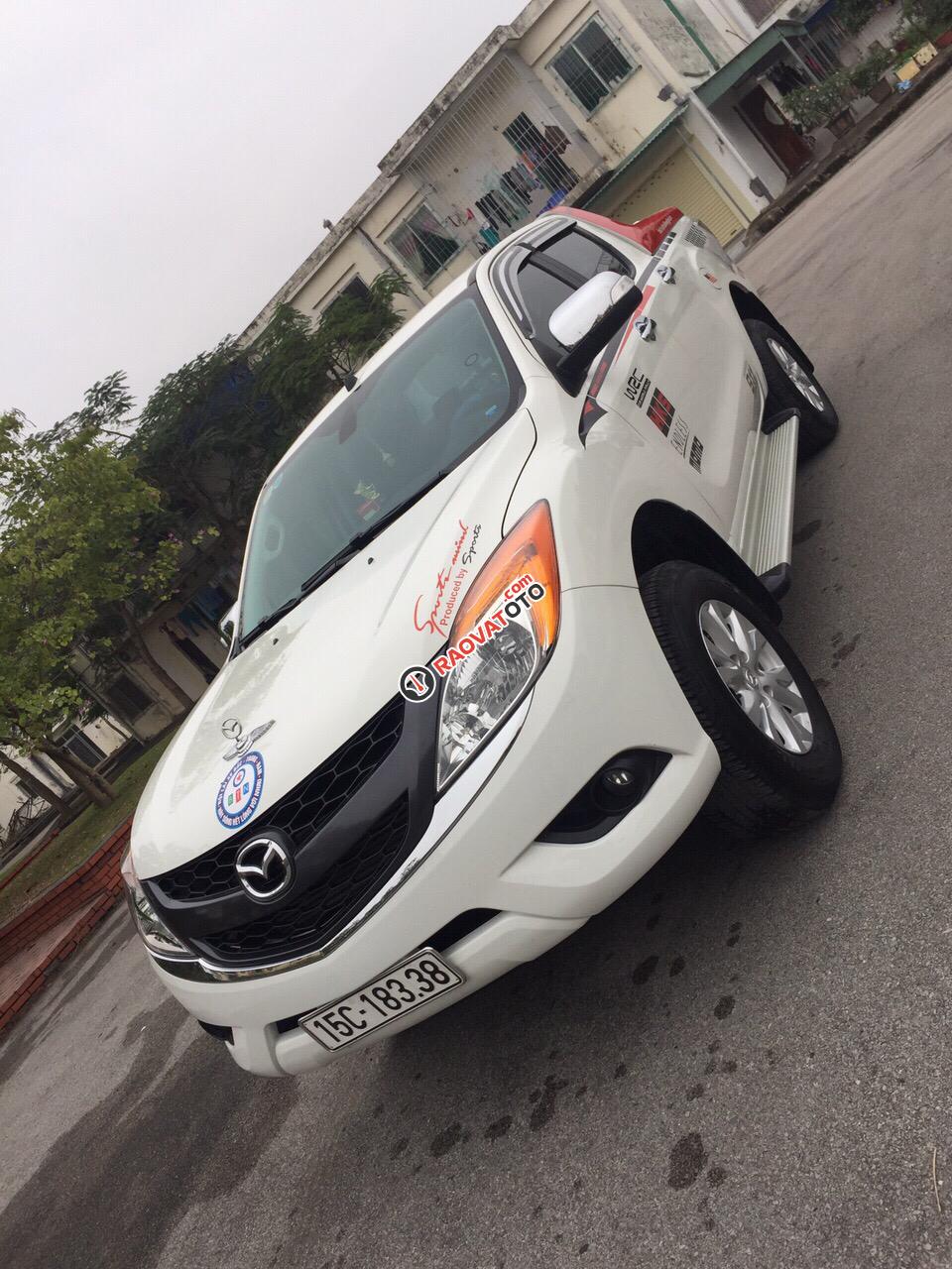 Bán ô tô Mazda BT 50 2.2 AT đời 2015, màu trắng, nhập khẩu nguyên chiếc  -1