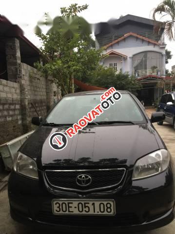 Cần bán Toyota Vios sản xuất 2005, màu đen  -0