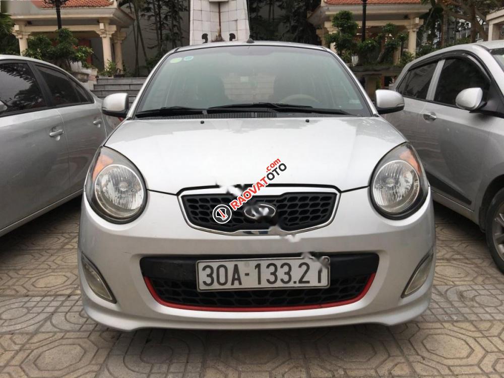 Bán Kia Morning SLX đời 2009, màu bạc, nhập khẩu như mới-0