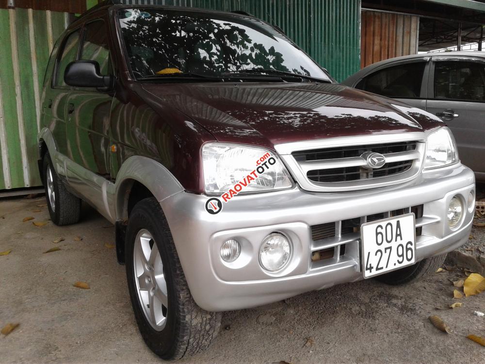 Bán Daihatsu Terios 4WD sản xuất 2005, màu đỏ, nhập khẩu nguyên chiếc-3