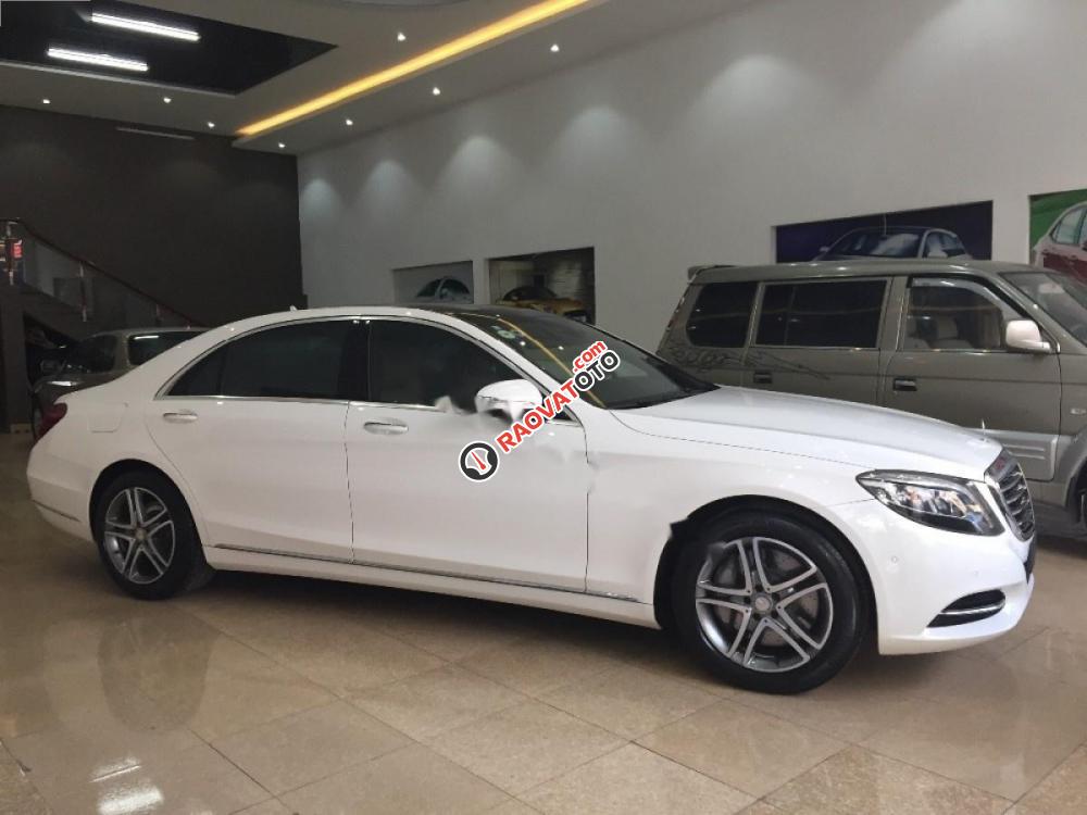 Bán Mercedes S400L đời 2014, màu trắng-9