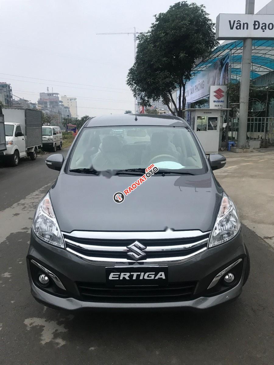 Bán xe Suzuki Ertiga 1.4 AT đời 2017, màu xám, nhập khẩu-7