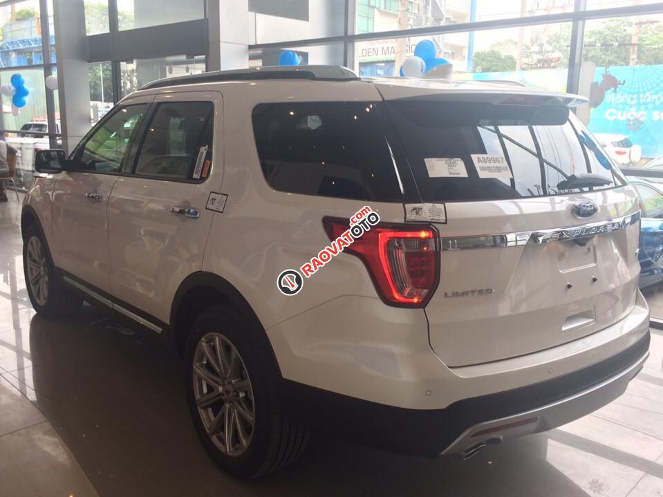 Bán Ford Explorer Limited 2017, màu trắng, nhập khẩu Mỹ, đẳng cấp doanh nhân-10