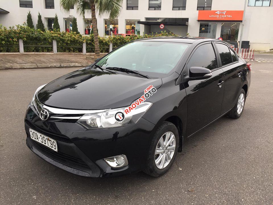 Bán xe Toyota Vios 1.5 E đời 2014, màu đen chính chủ xe gia đình-3