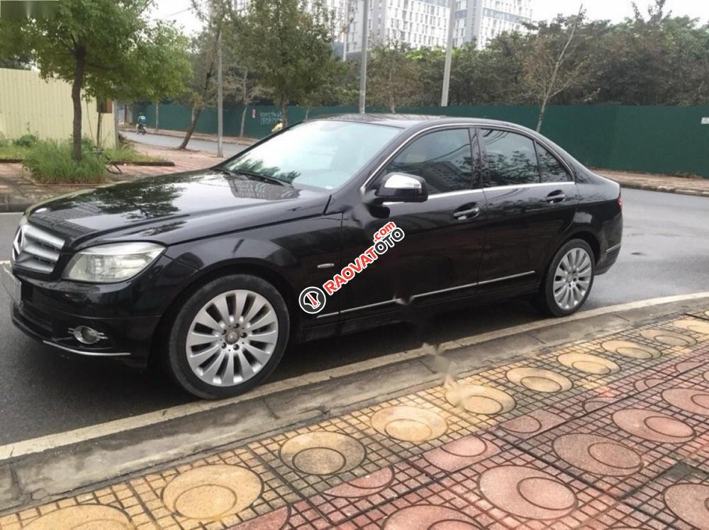 Bán Mercedes C200 đời 2007, màu đen, nhập khẩu, 445tr-1