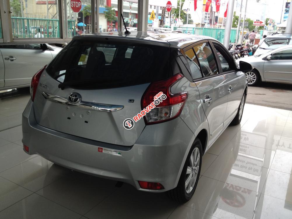 Toyota Yaris 1.5G 2017, màu bạc, nhập khẩu Thái Lan, giao xe ngay Toyota Hùng Vương-1