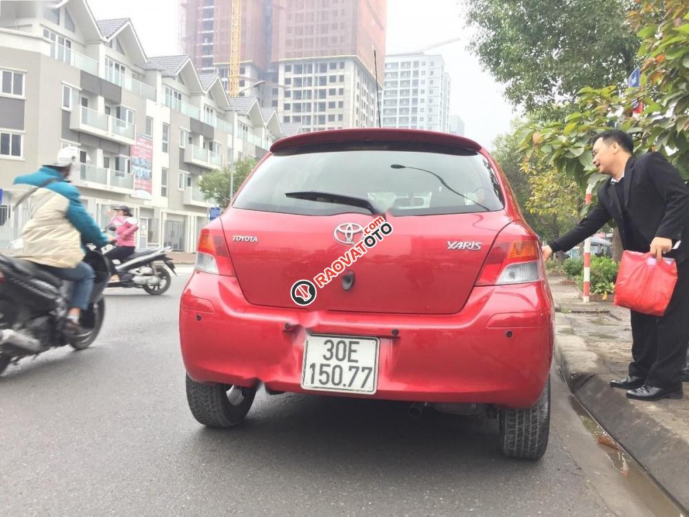 Bán xe Toyota Yaris 1.3 AT sản xuất 2010, màu đỏ, xe nhập, giá 395tr-5